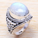 925 sterling silver designer jewelry rainbow moonstone gemstone ring WR-6561