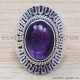 Amethyst 925 Sterling Silver Ring (WR-6565)