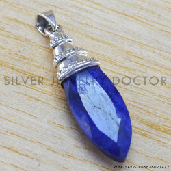 Sapphire 925 Sterling Silver Jewelry Set (WS-6247) Sapphire 925 Sterling Silver Jewelry Set (WS-6247)
