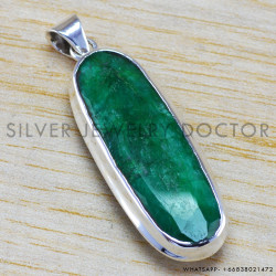 Emerald 925 Sterling Silver Jewelry Set (WS-6248) Emerald 925 Sterling Silver Jewelry Set (WS-6248)